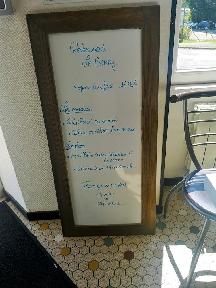 RESTAURANT _ LE BERRY - Menu Image 2